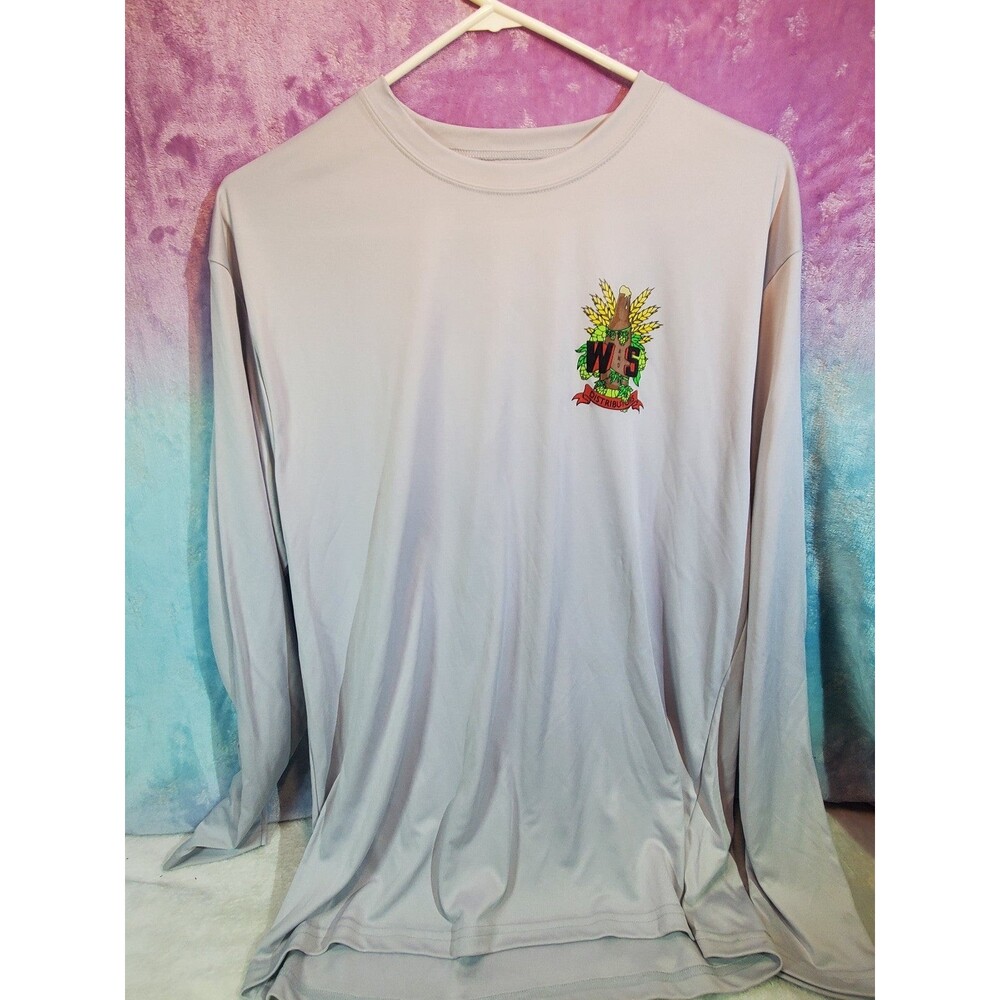 W & S Distributors Beer Thanksgiving Medium Crew Cut Long Sleeve Duratek Shirt